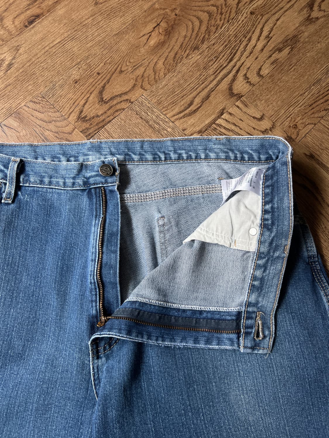 [38]디키즈 USA 미디엄블루 워싱 싱글니 카펜터 워크 데님 팬츠 상품이미지3