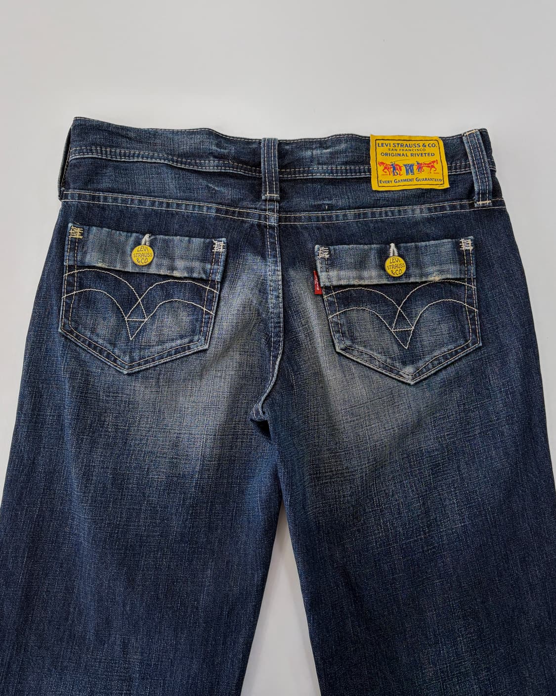 [30인치]리바이스 JPN 00s 로우라이즈 부츠컷 데님 팬츠 상품이미지5
