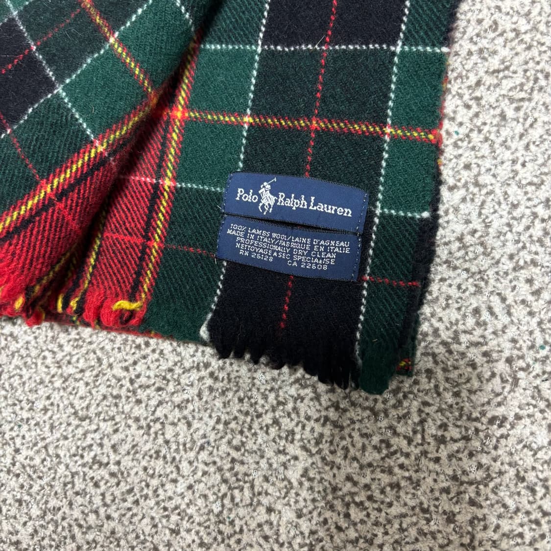 [택포,램스울100] 폴로 랄프로렌 이태리 머플러 목도리 [A+] 상품이미지3