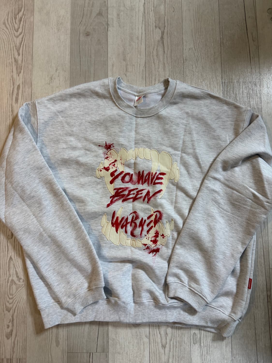 블랙아웃 스웻셔츠 그레이 상품이미지1