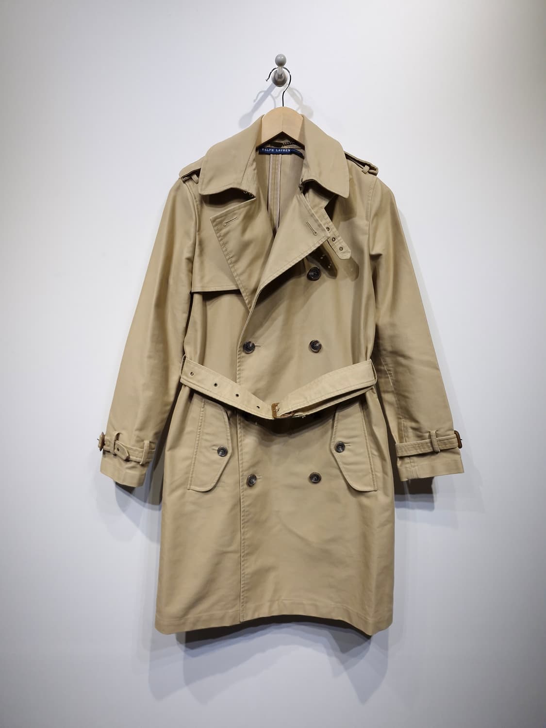 RALPH LAUREN 랄프로렌 여성 더블 브레스티드 벨트 트렌치 코트 상품이미지2