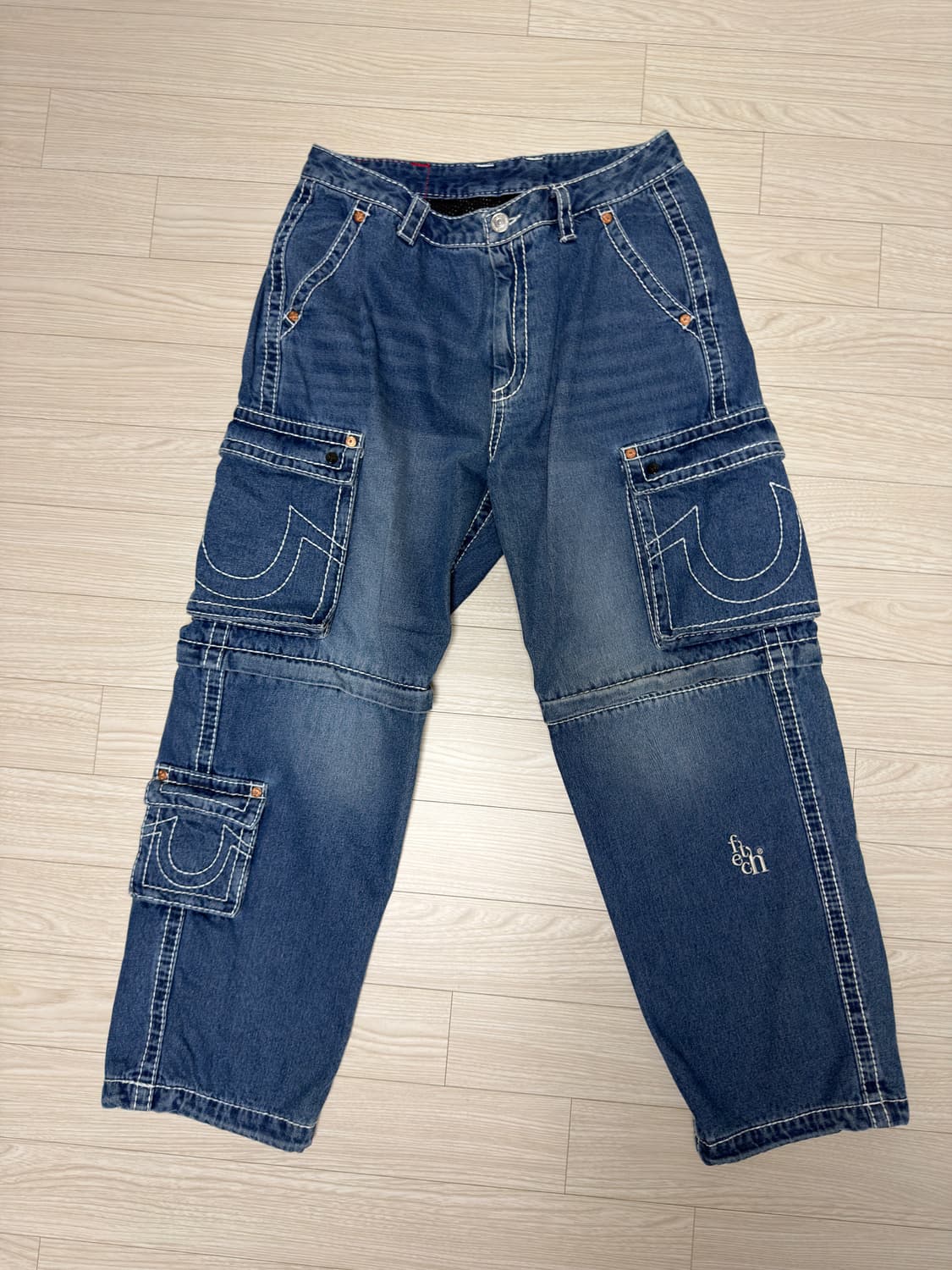 트루릴리전 x 패치 팬츠 상품이미지1