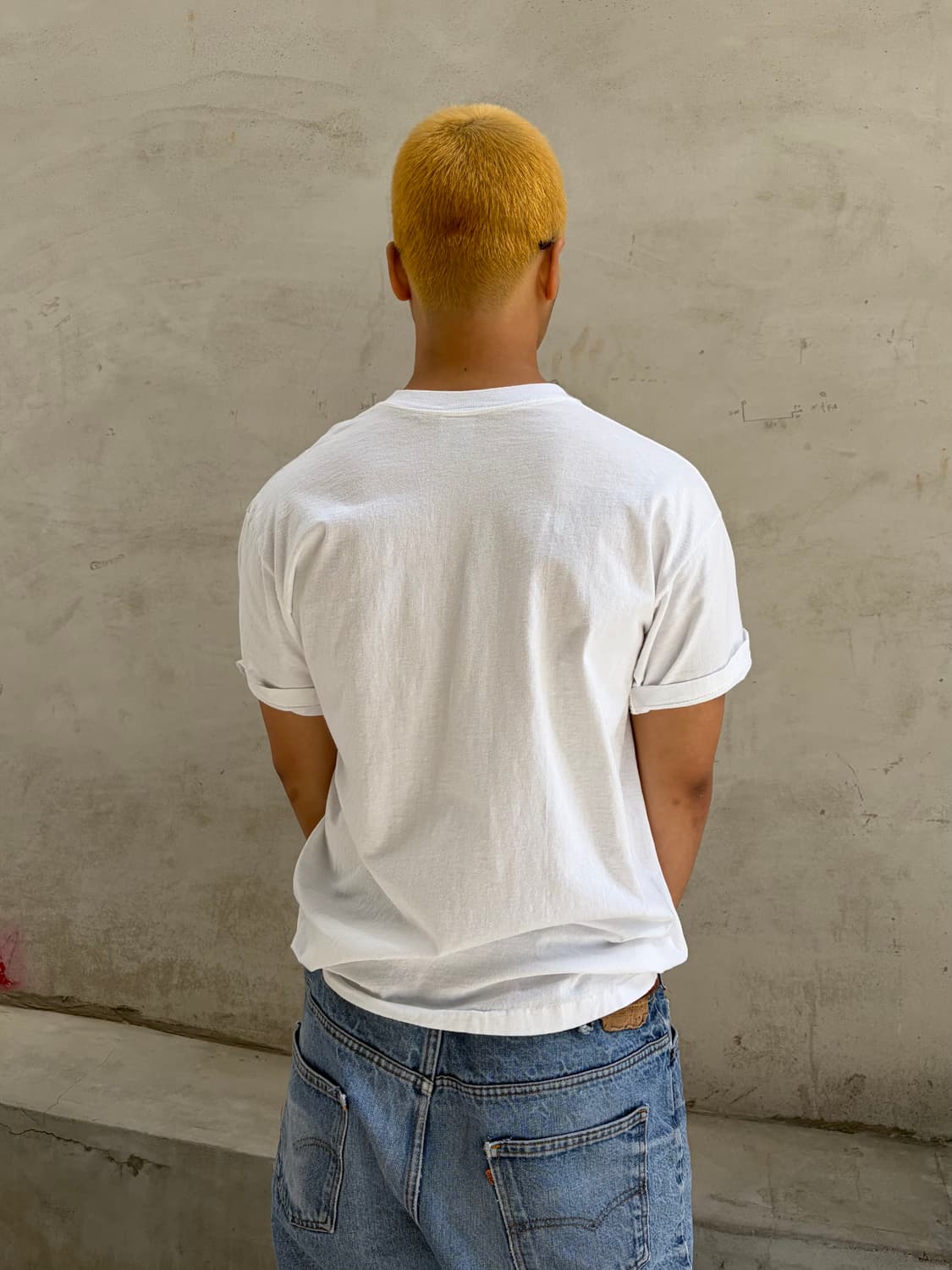 80’s Evolution of man USA print single T 상품이미지8