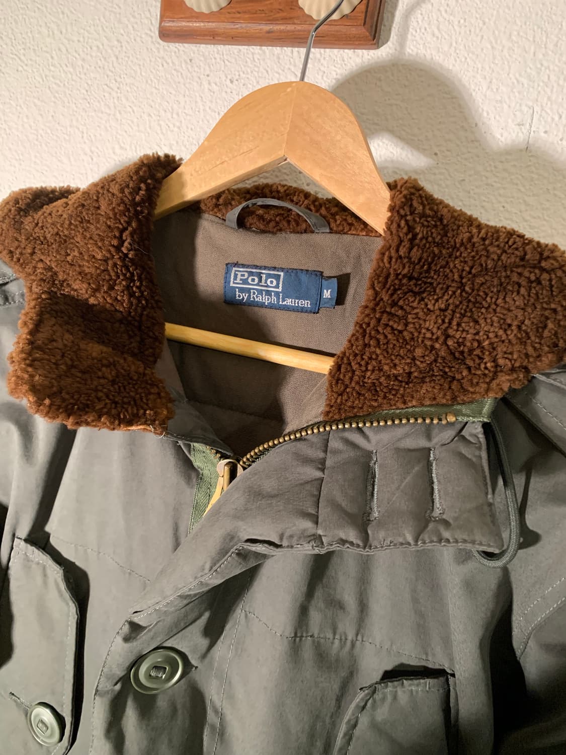 폴로 사이드 버튼 보아 필드파카 상품이미지3