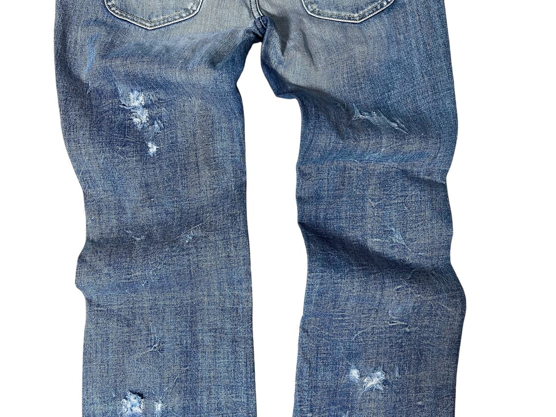 Diesel 디젤 워싱 데미지 청바지 W29 로우라이즈핏 상품이미지8