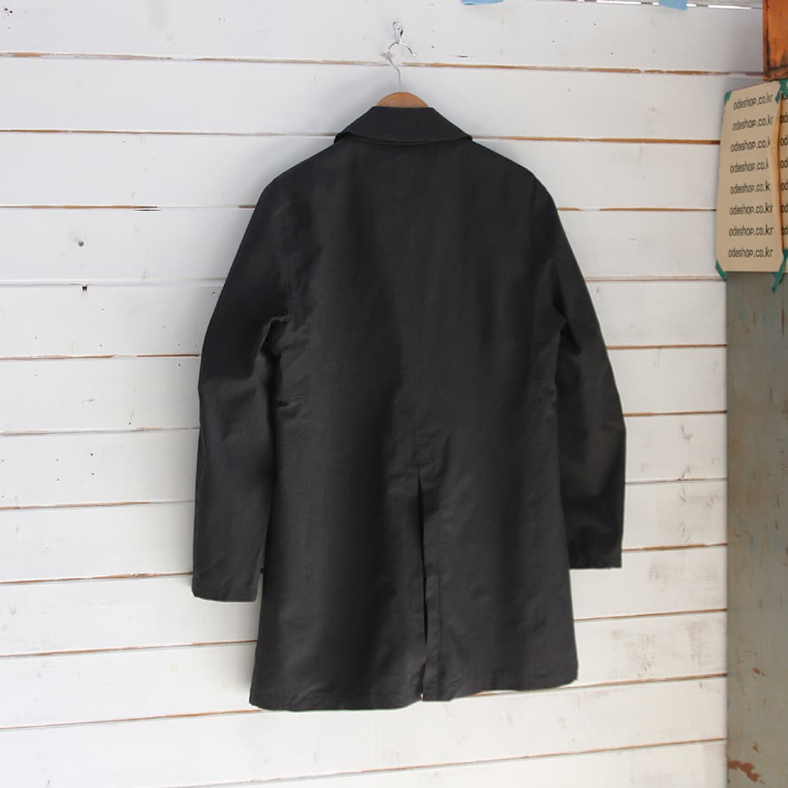 (착용컷) Aquascutum 싱글 트렌치 코트 (남성용 98) 상품이미지2