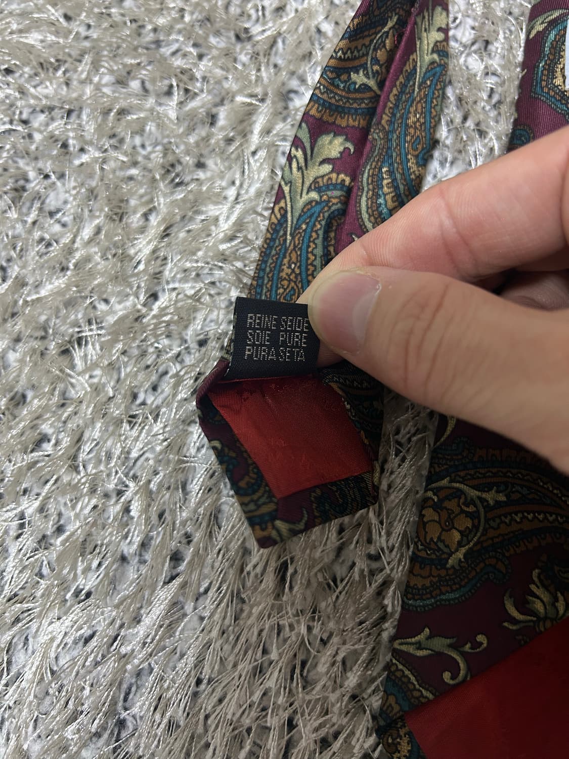 영국제 아쿠아스큐텀 실크 넥타이 상품이미지4