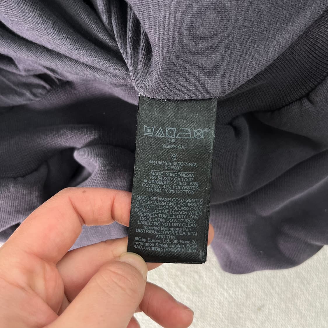 100 이지갭 엔지니어드 바이 발렌시아가 후드티 상품이미지5