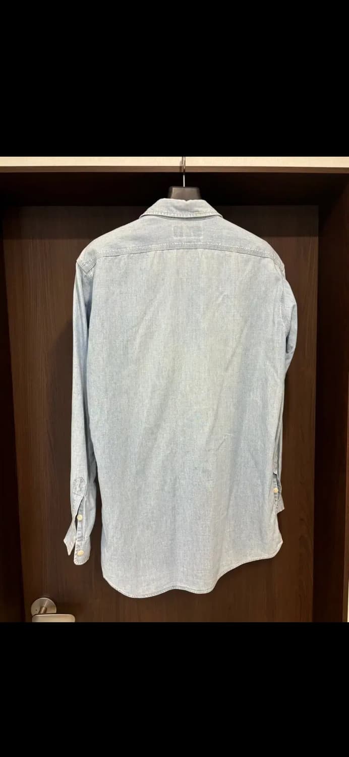 [S, 100] 폴로 랄프로렌 덩가리 워크셔츠 샴브레이 상품이미지3