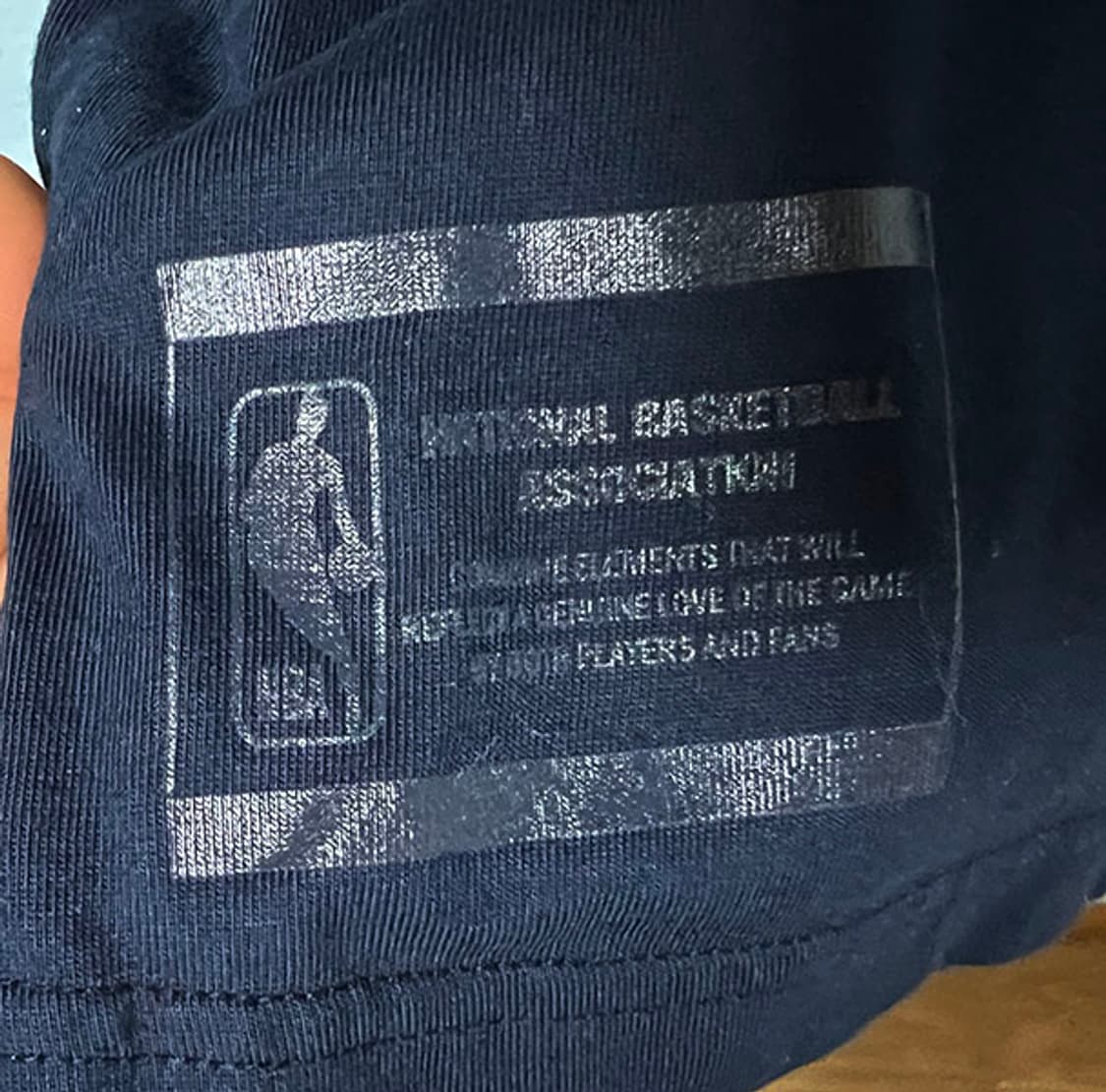 NBA 골든스테이트 워리어스 엠블럼 새상품 남자 반팔티 네이비 L 100 상품이미지4