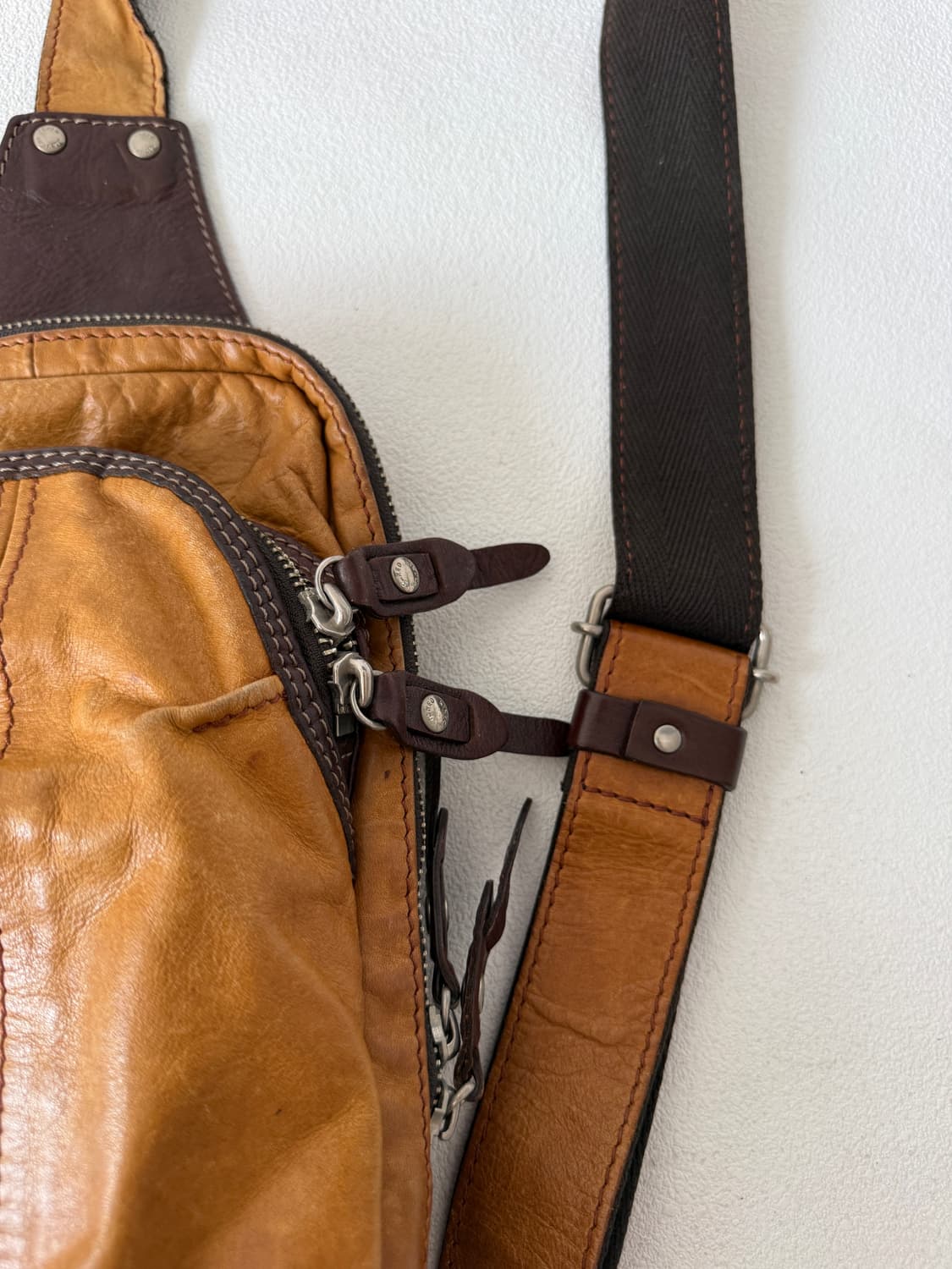 IKETEI 레더 슬링백(JAPAN) 상품이미지3