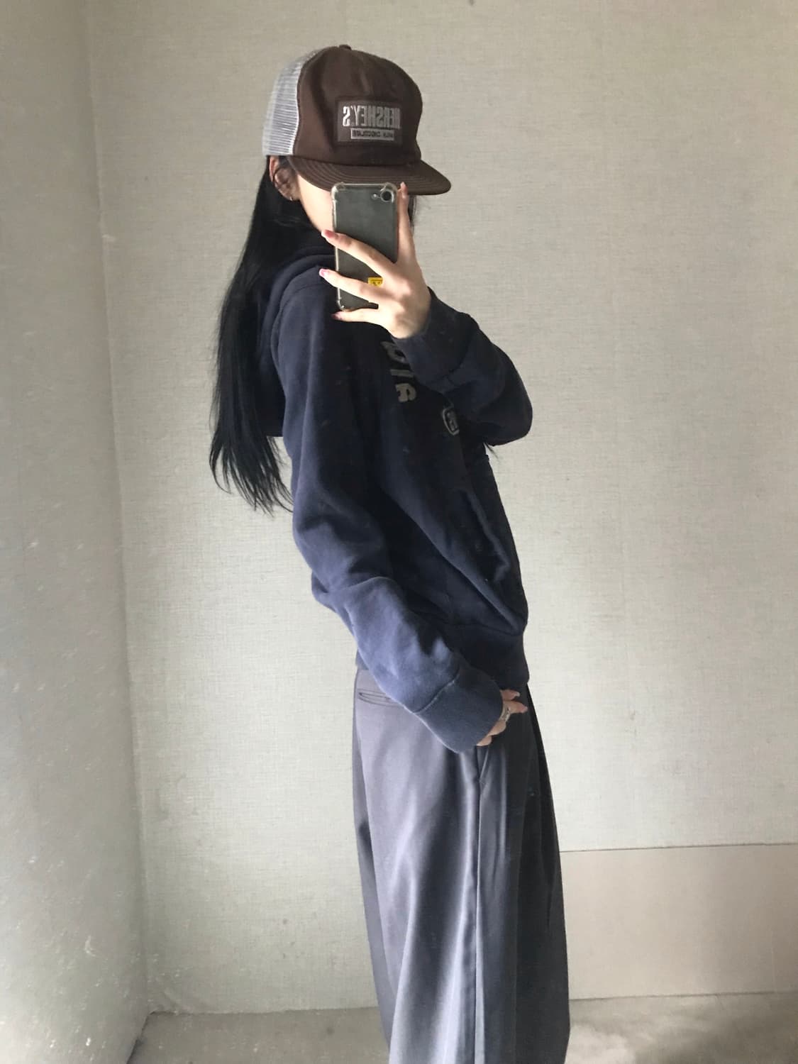 아베크롬비 네이비 후드티 상품이미지3