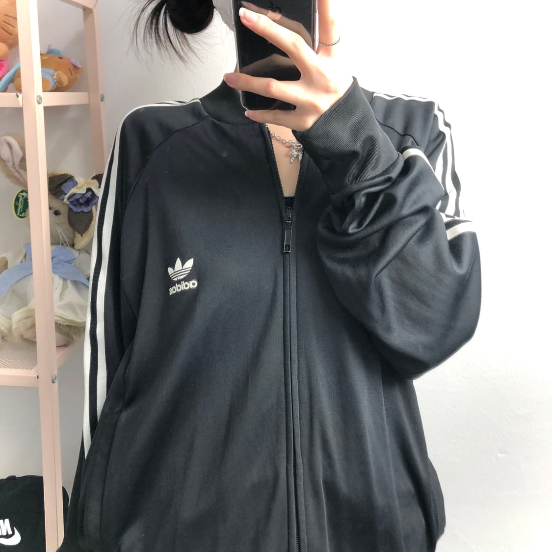 아디다스 올드빈티지 00's 블랙 대대장 져지 상품이미지2