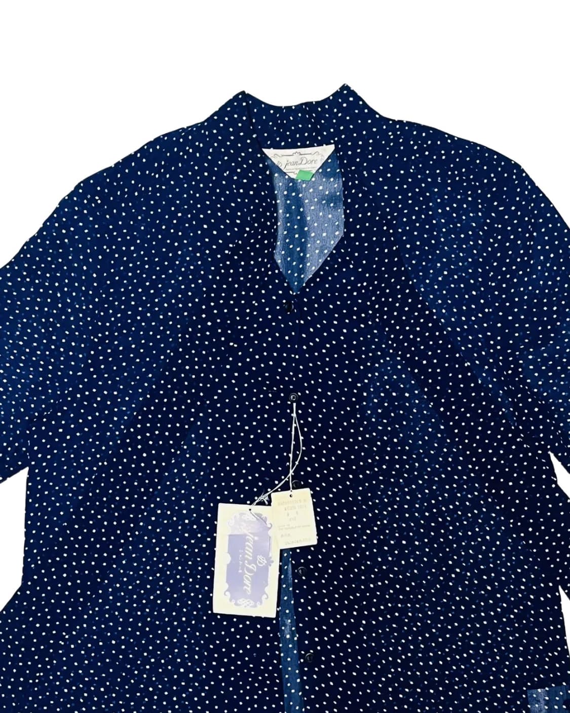 Blue dots tie blouse 상품이미지3