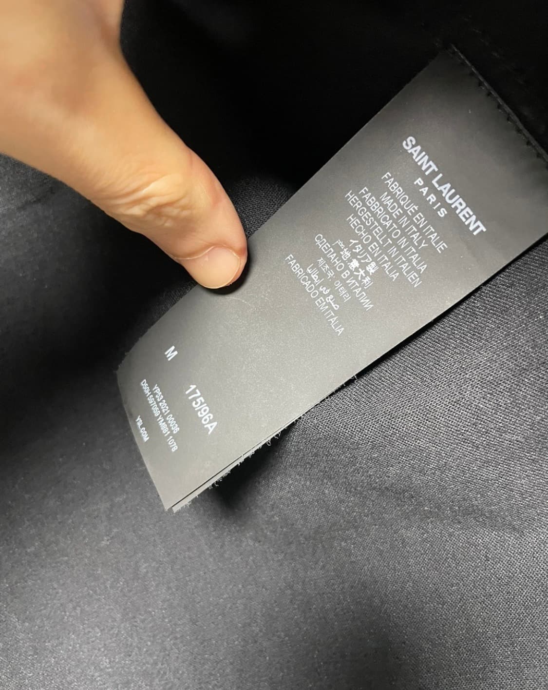 Saint Laurent 생로랑 웨스턴 데님 셔츠 (Denim Black 상품이미지7