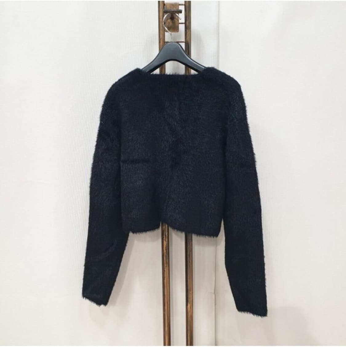 유어네임히얼 촉촉이가디건 블랙 F 상품이미지3