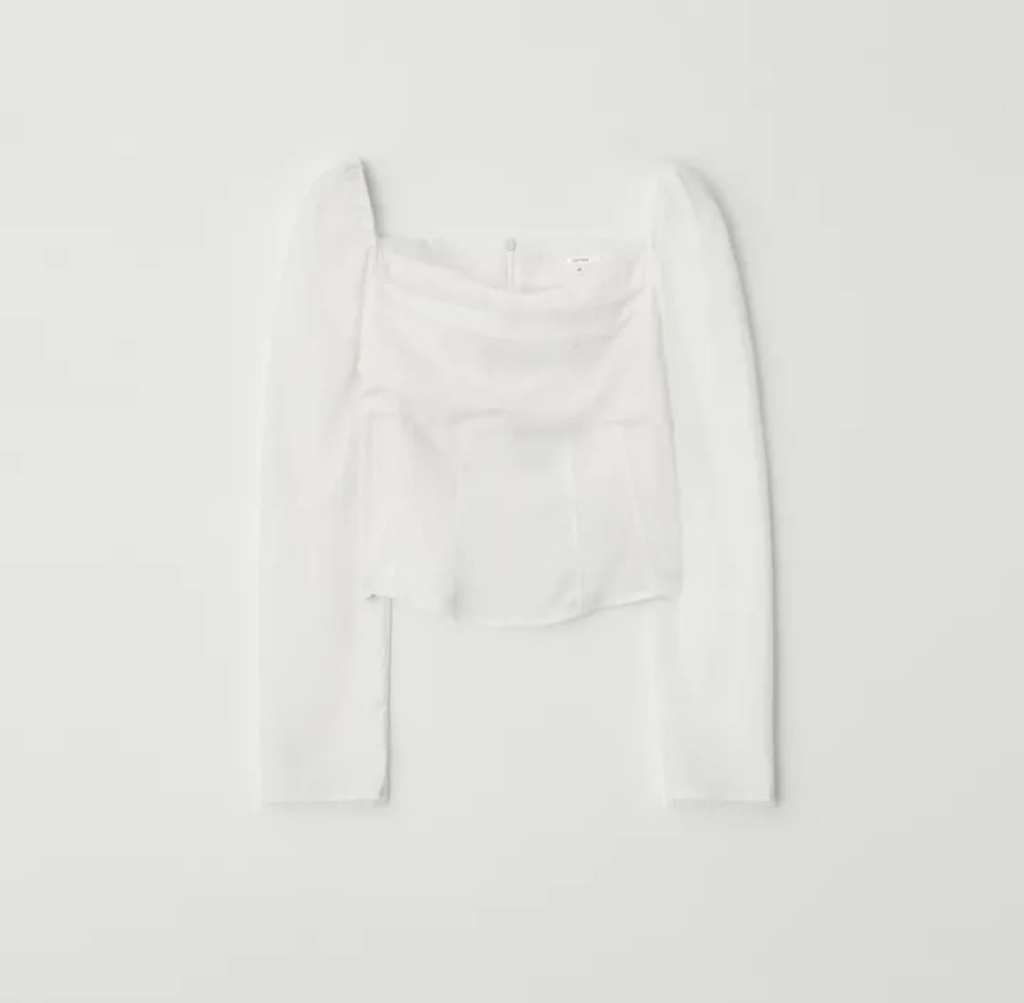 제니오 클린스퀘어 레이스 블라우스 상품이미지3