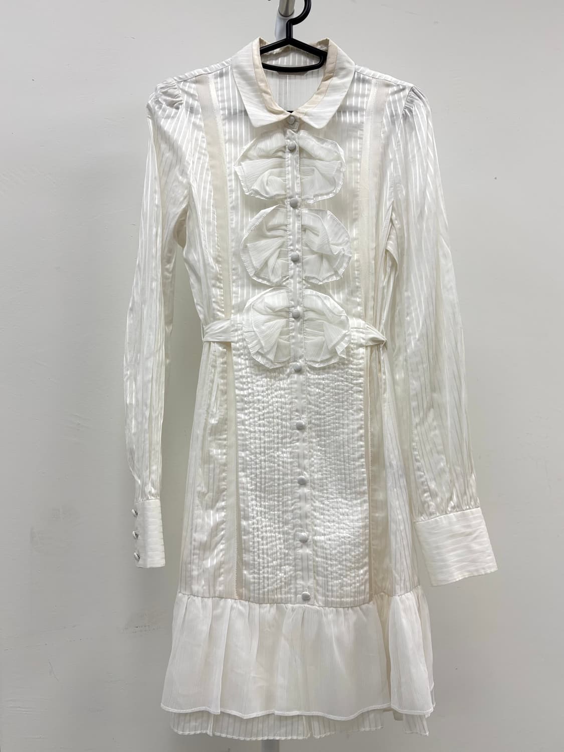 빈티지 화이트 셔츠 원피스 상품이미지5