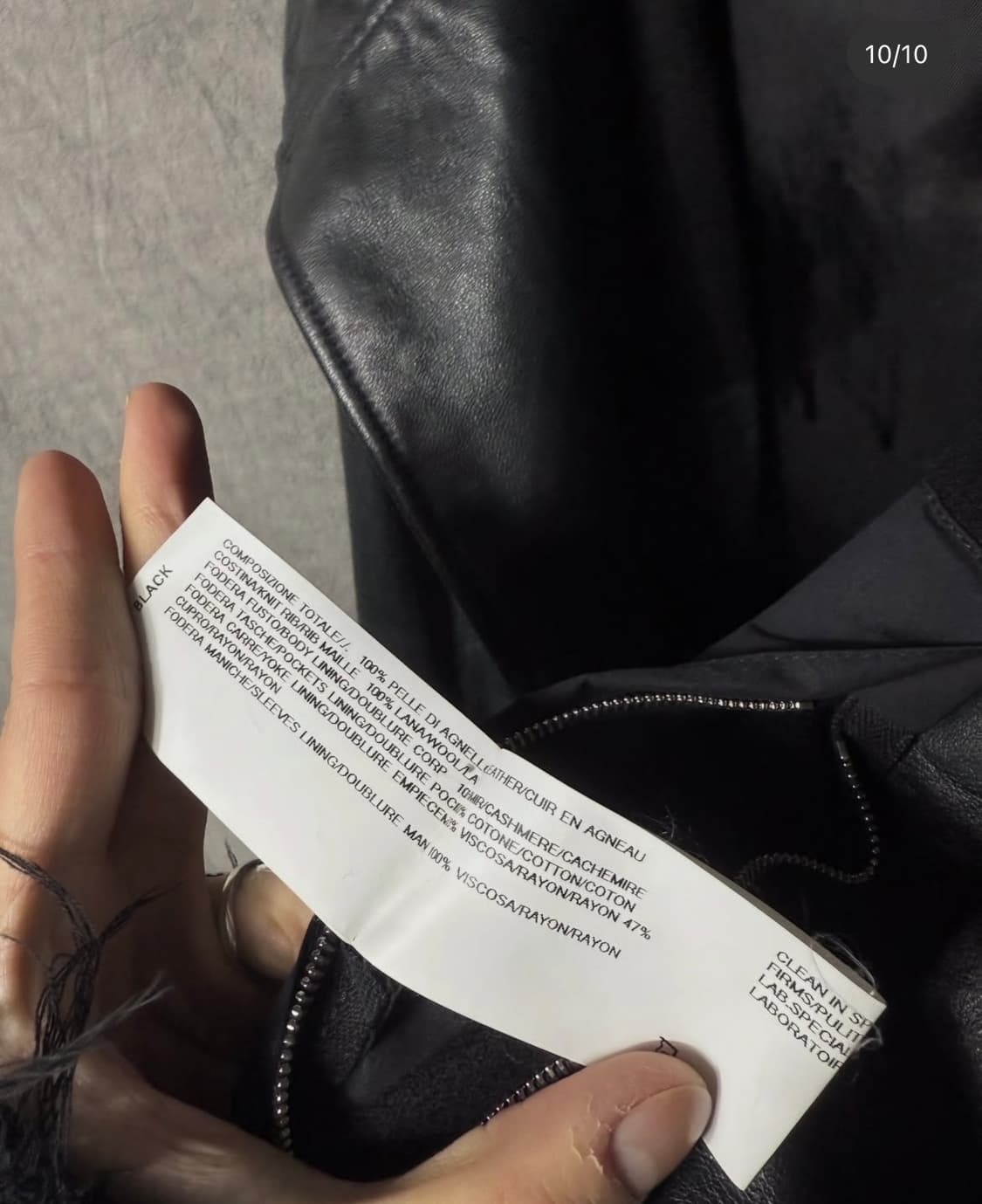 릭 오웬스 2014fw leather jacket 상품이미지6