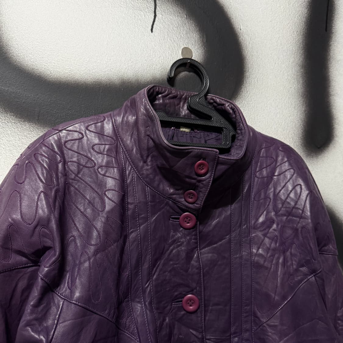 VTG 빈티지 100% 쉽스킨 양가죽 오리엔탈 가죽 자켓 상품이미지3