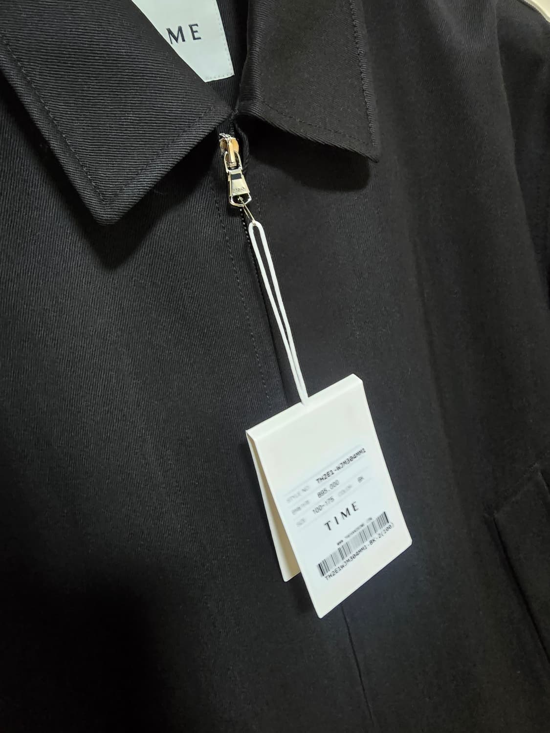 타임옴므 24ss 블루종 블랙 상품이미지2