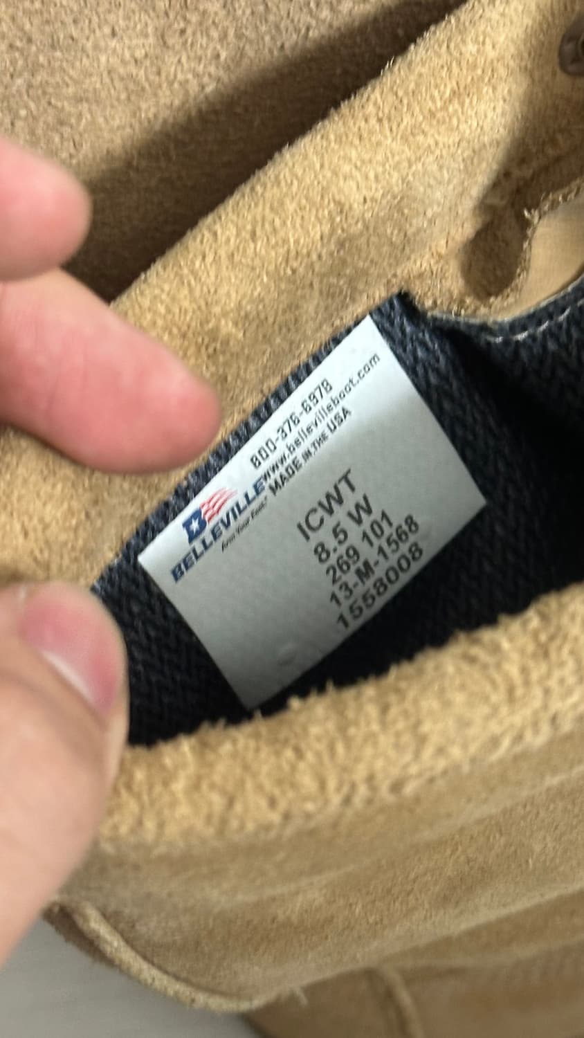 벨레빌 ICWT 미군 전투화 269mm 고어텍스 상품이미지5