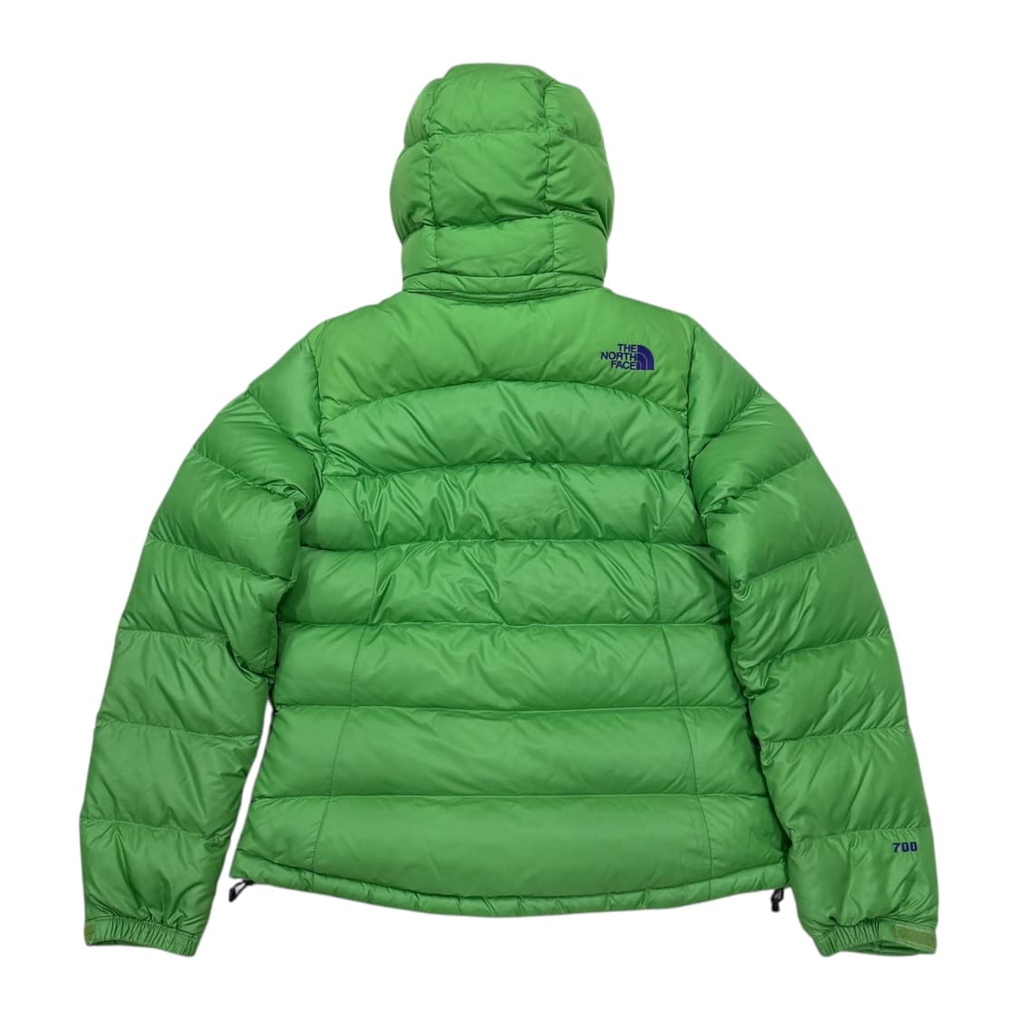 노스페이스 빈티지 미노이 눕시700 그린 연두 후드 숏패딩 L 90 상품이미지6
