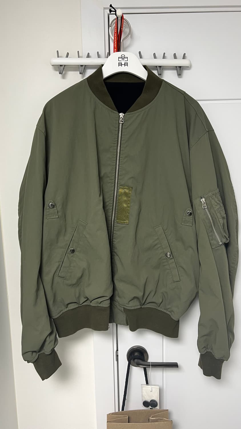 이얼즈어고 리버시블 ma-1 마원 카키/네이비 상품이미지1