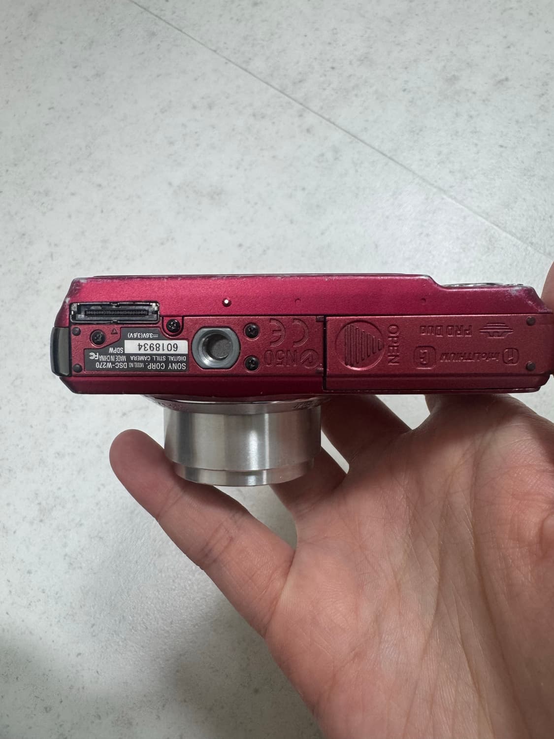 ~27일/소니 사이버샷 디카 SONY Cyber-shot DSC-W270 상품이미지6