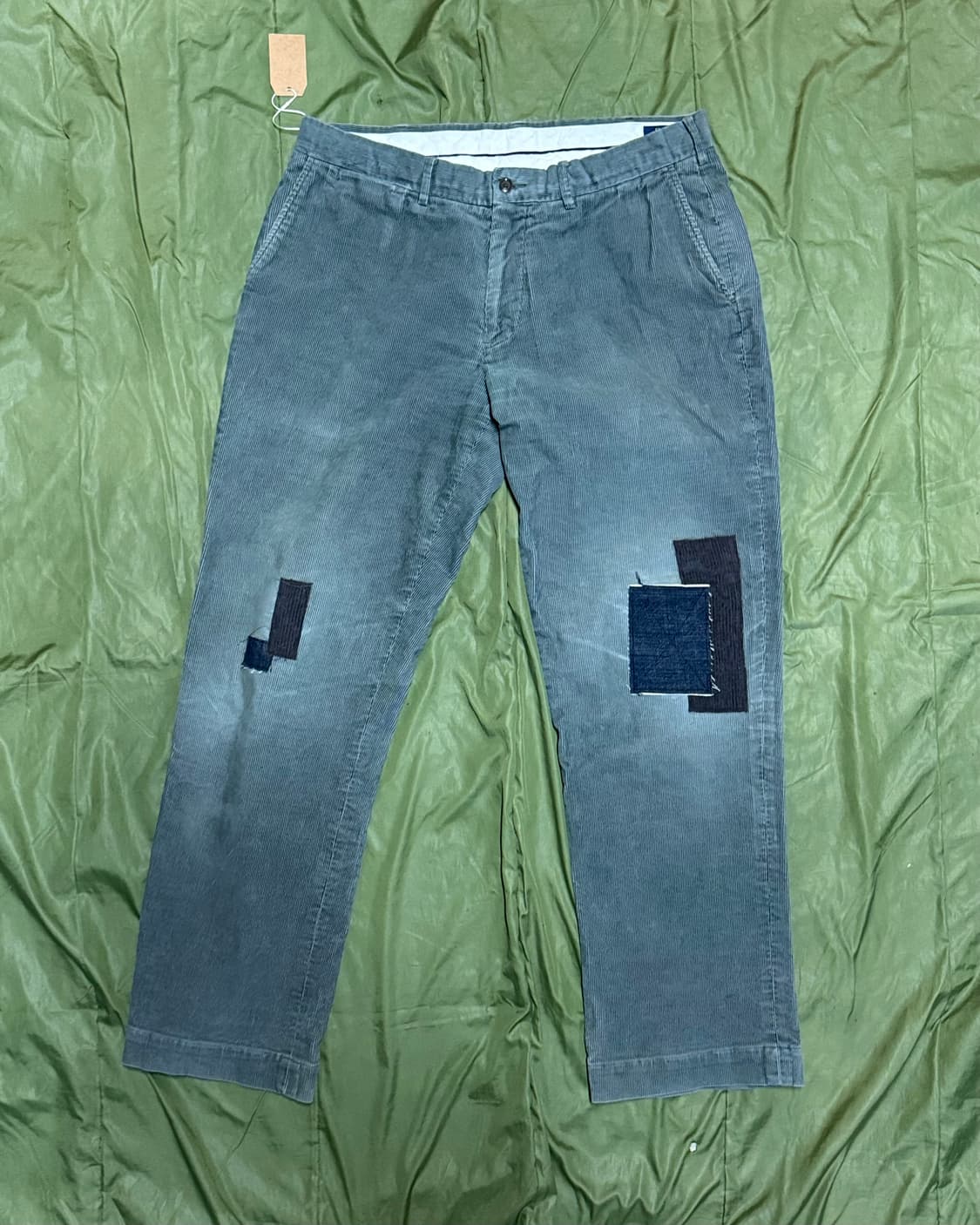 폴로 랄프로렌 스트레치 클래식 핏 패치워크 코듀로이 팬츠 36 [그레이] 상품이미지1