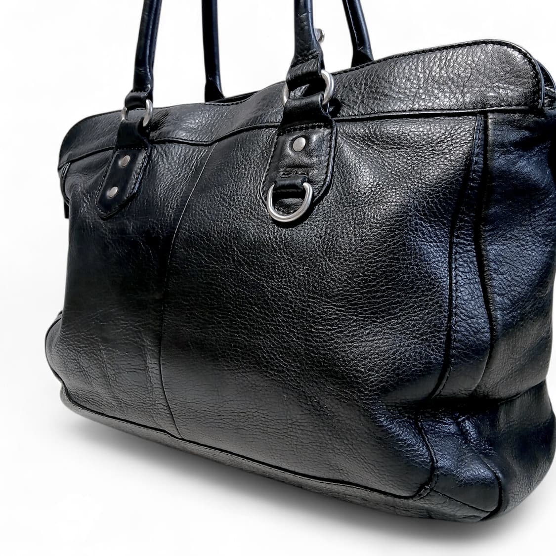 요지야마모토 90s 아카이브 en cuir 염소가죽 토트백 상품이미지2