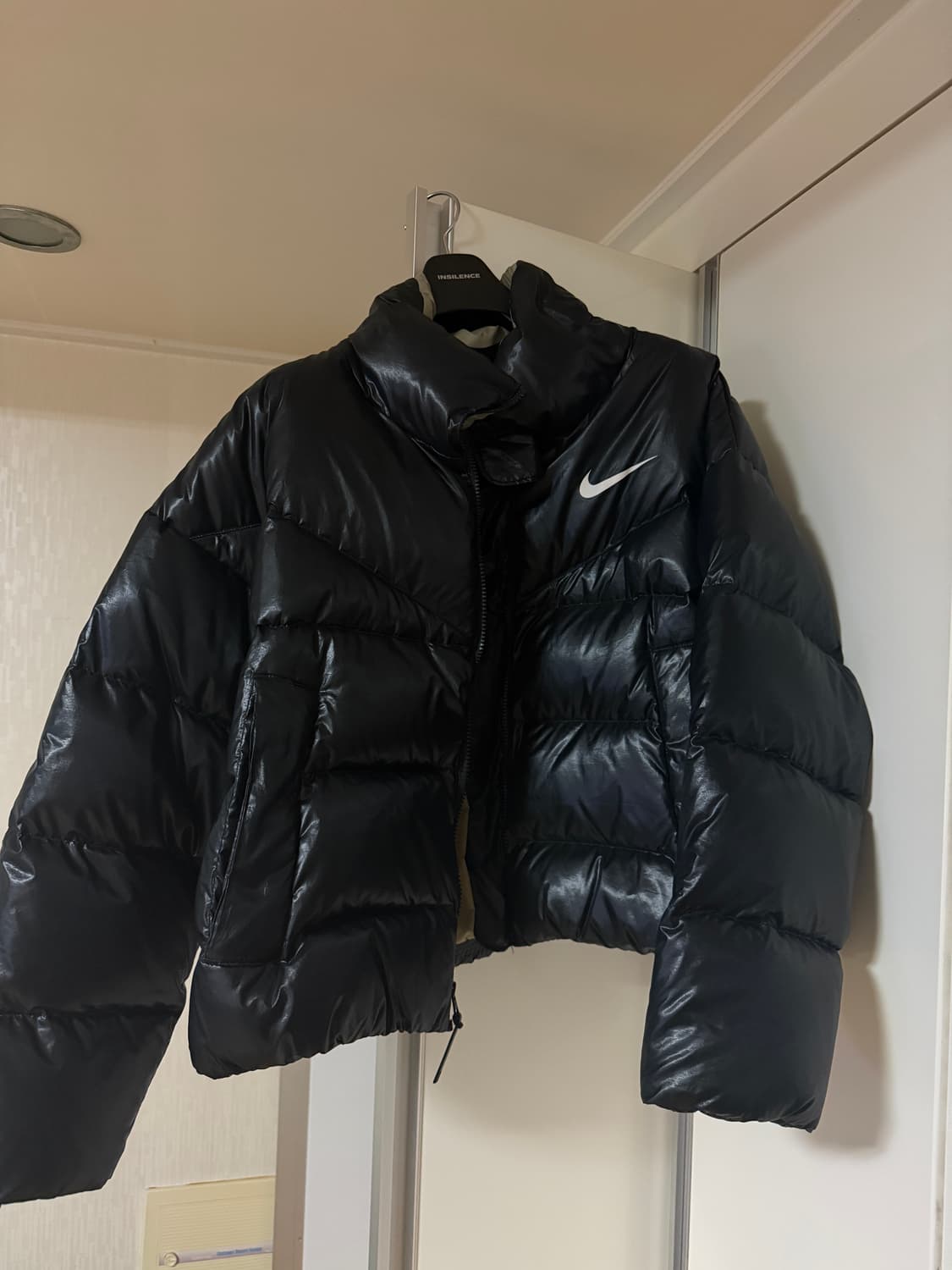 나이키 NSW 다운 숏패딩 블랙 XL 상품이미지2