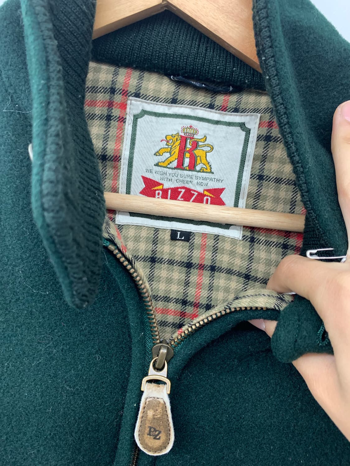 Rizzo 90s 울 봄버 자켓 상품이미지7