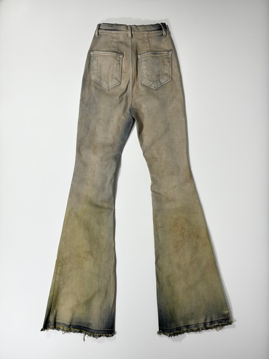 릭오웬스 볼란 부츠컷 데님 팬츠 펄 애시드 디그레이드 26사이즈 상품이미지4