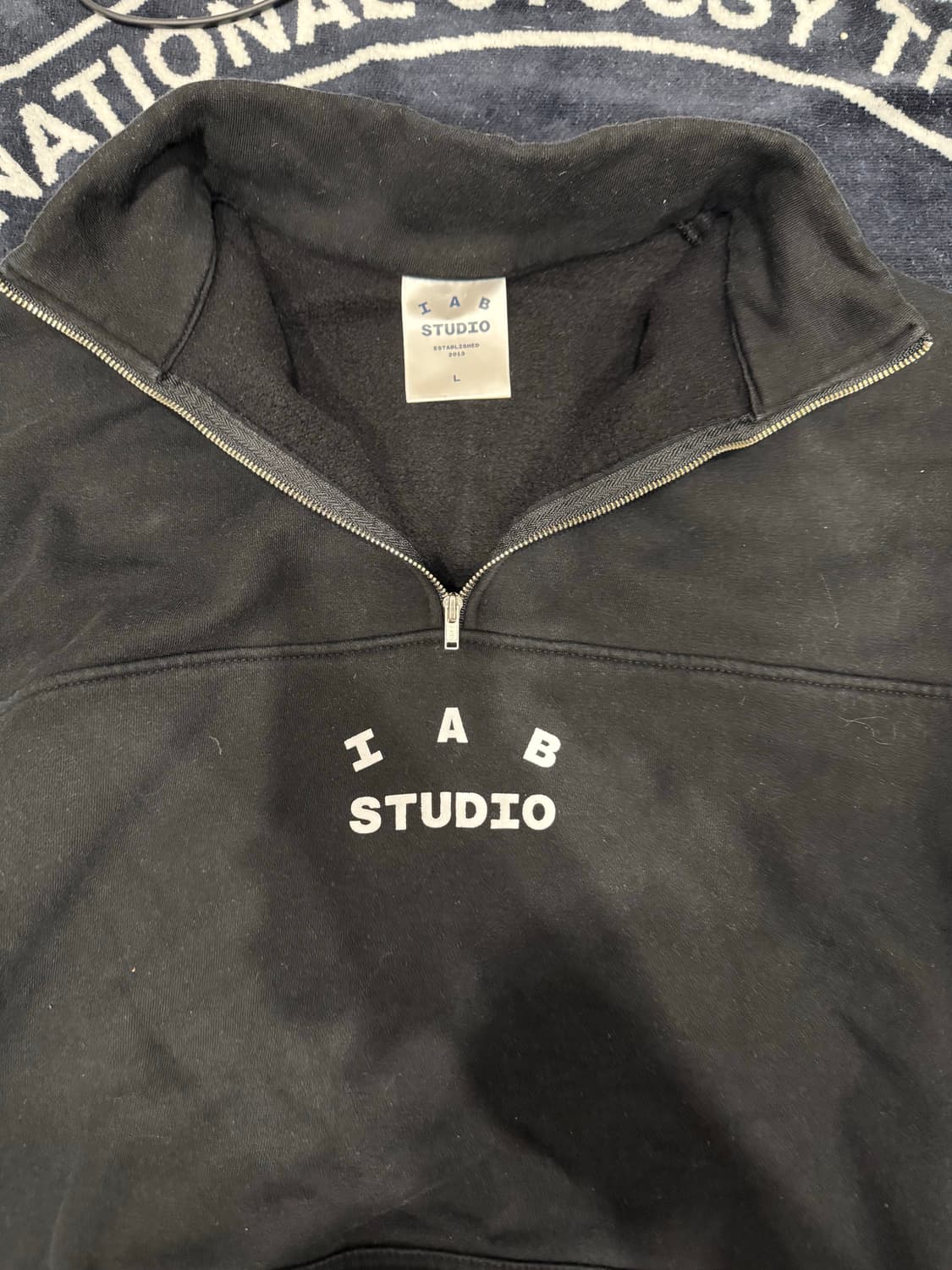 아이앱 반집업 니트 L사이즈 상품이미지2