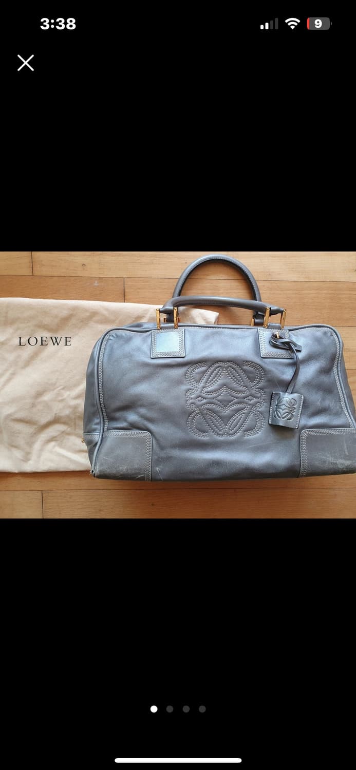 로에베 loewe 레더 도트백 그레이 숄더백  상품이미지2