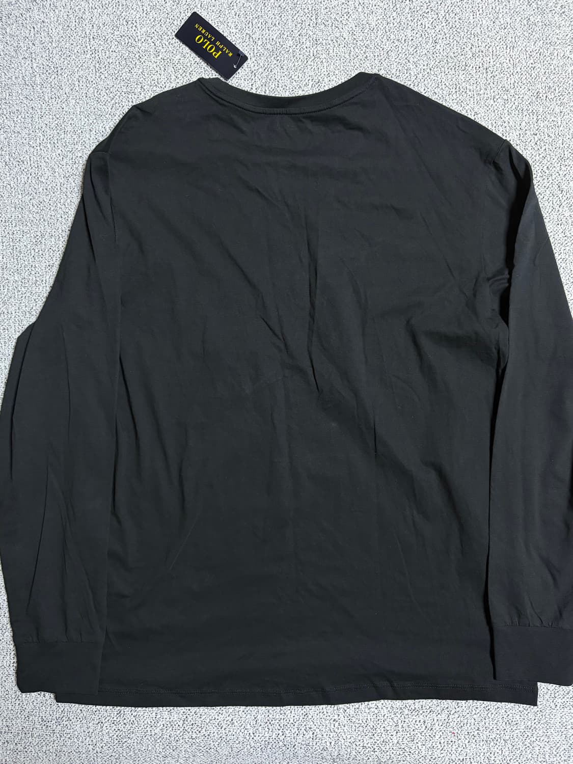 폴로 랄프로렌 롱슬리브 블랙 (새상품) 상품이미지3