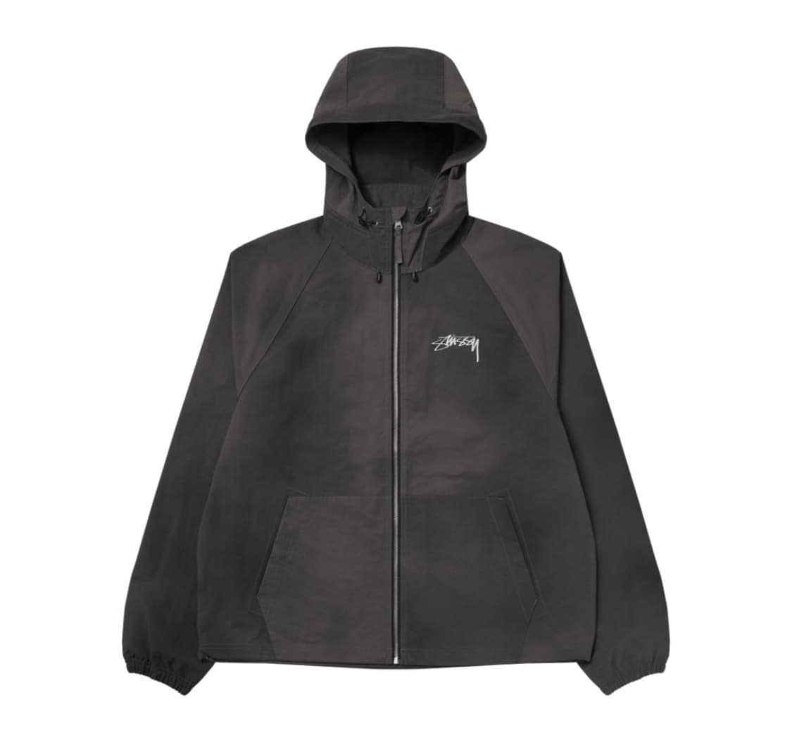 (M)스투시 비치쉘 자켓 블랙 새상품 상품이미지2