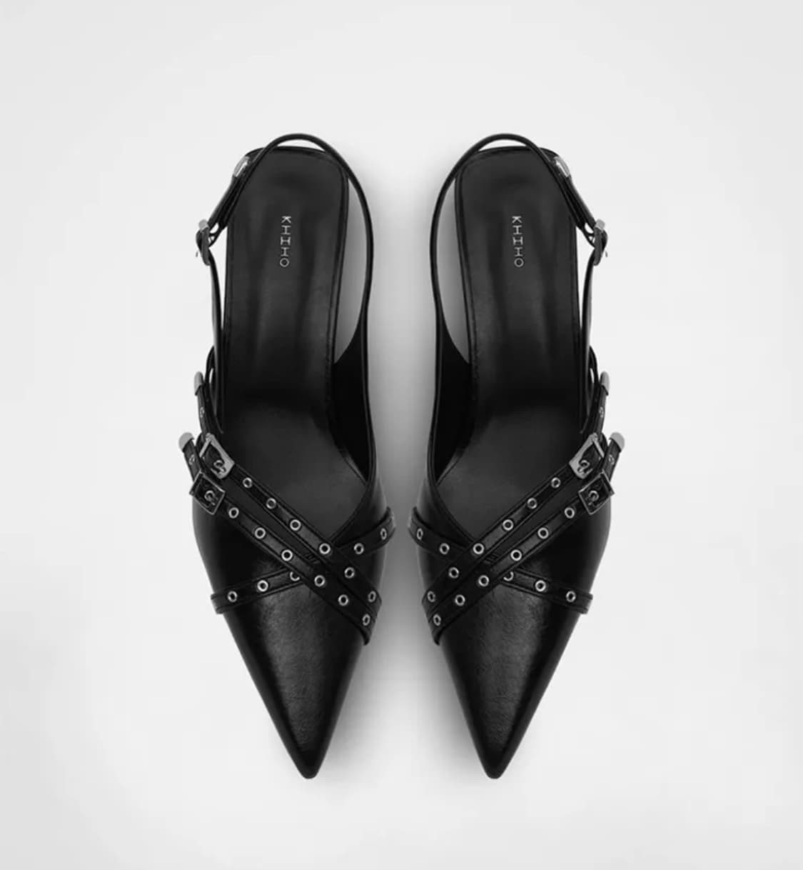 기호 BELTED SLINGBACK / BLACK 250(38) 상품이미지5