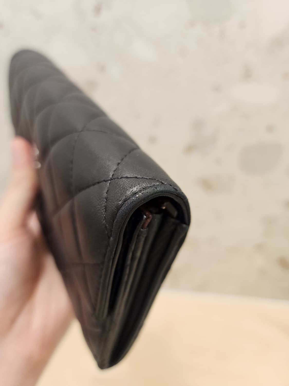 샤넬 A50096 램스킨 CC로고 장지갑 #17 상품이미지7