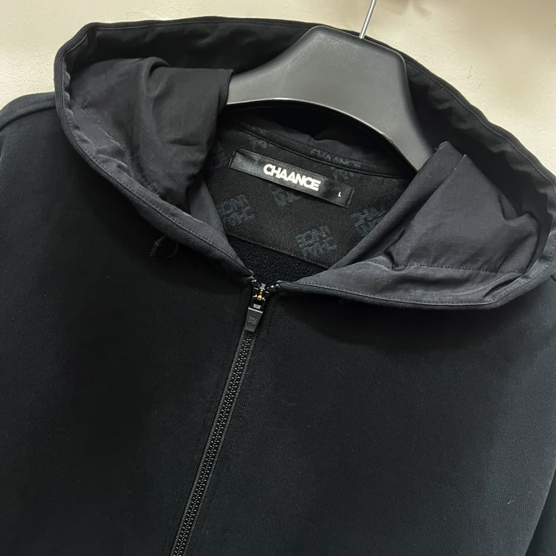 CHAANCE 오버핏 후드 집업 L 상품이미지3