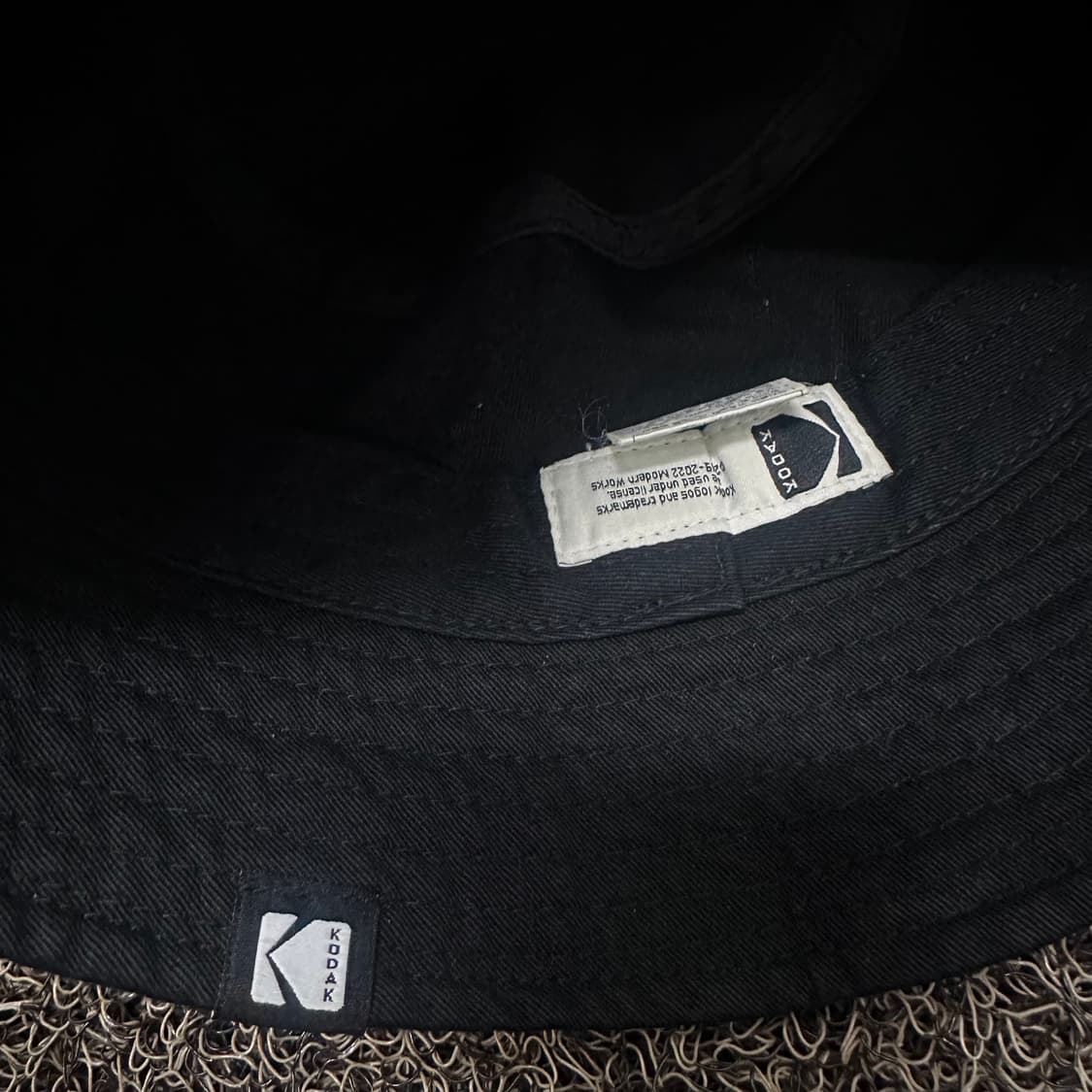 KODAK 코닥 버킷햇 벙거지 모자 블랙 상품이미지5
