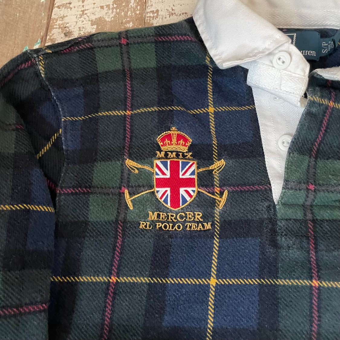 Polo Ralph Lauren Crest Tartan Rugby Shi 상품이미지3