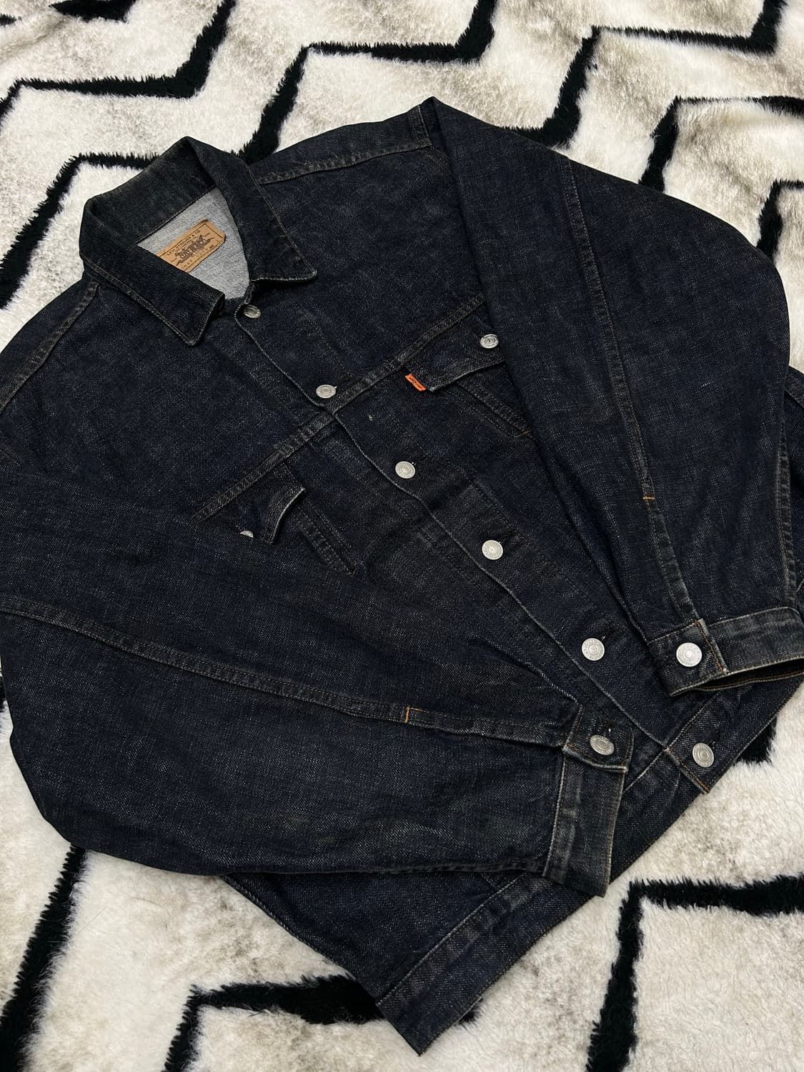 [L]리바이스 80s 오렌지탭 오버핏 데님 자켓/인디고/일본판 상품이미지2