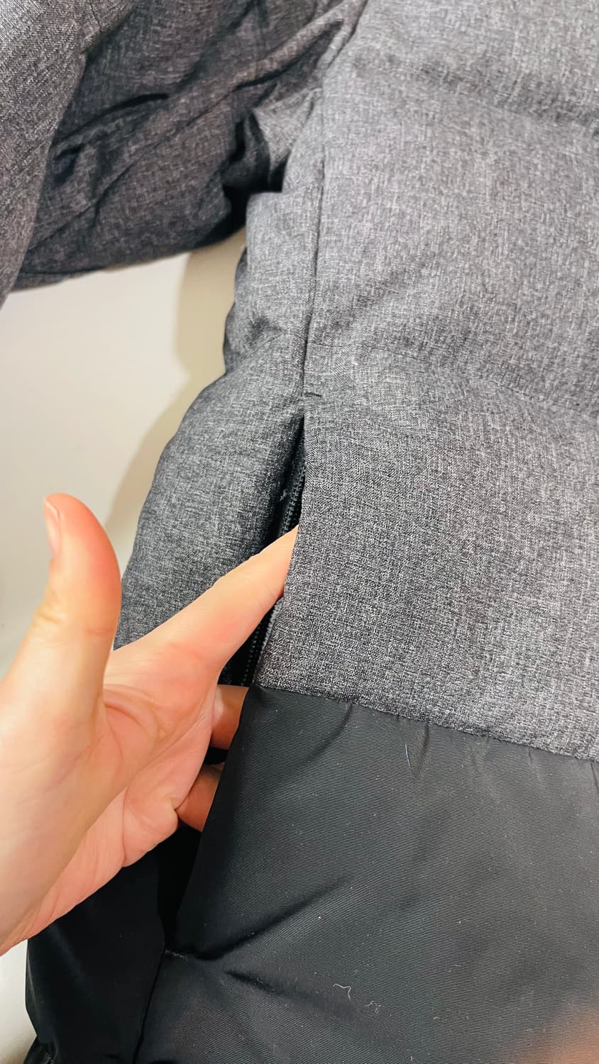 띠어리 FULTON 차콜 멀티 남성 패딩 S 정가 549,000원 솜털  상품이미지4