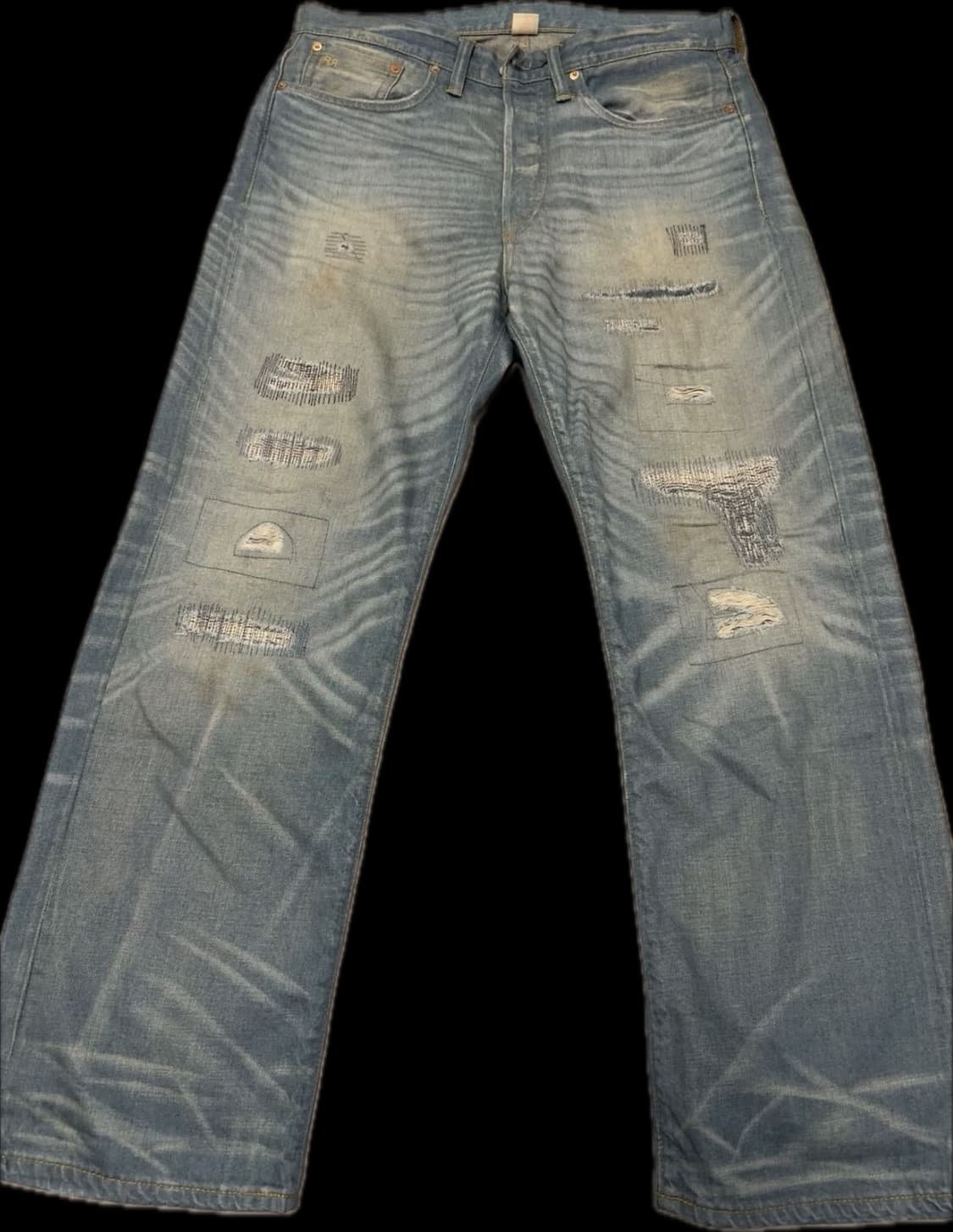 rrl 빈티지파이브포켄 플래인필드 셀비지진 32/30 상품이미지1