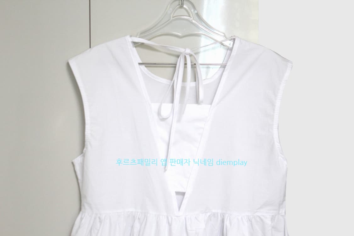 슬리브리스 원피스 66사이즈 원피스66 블라우스원피스 민소매원피스 나시 상품이미지5