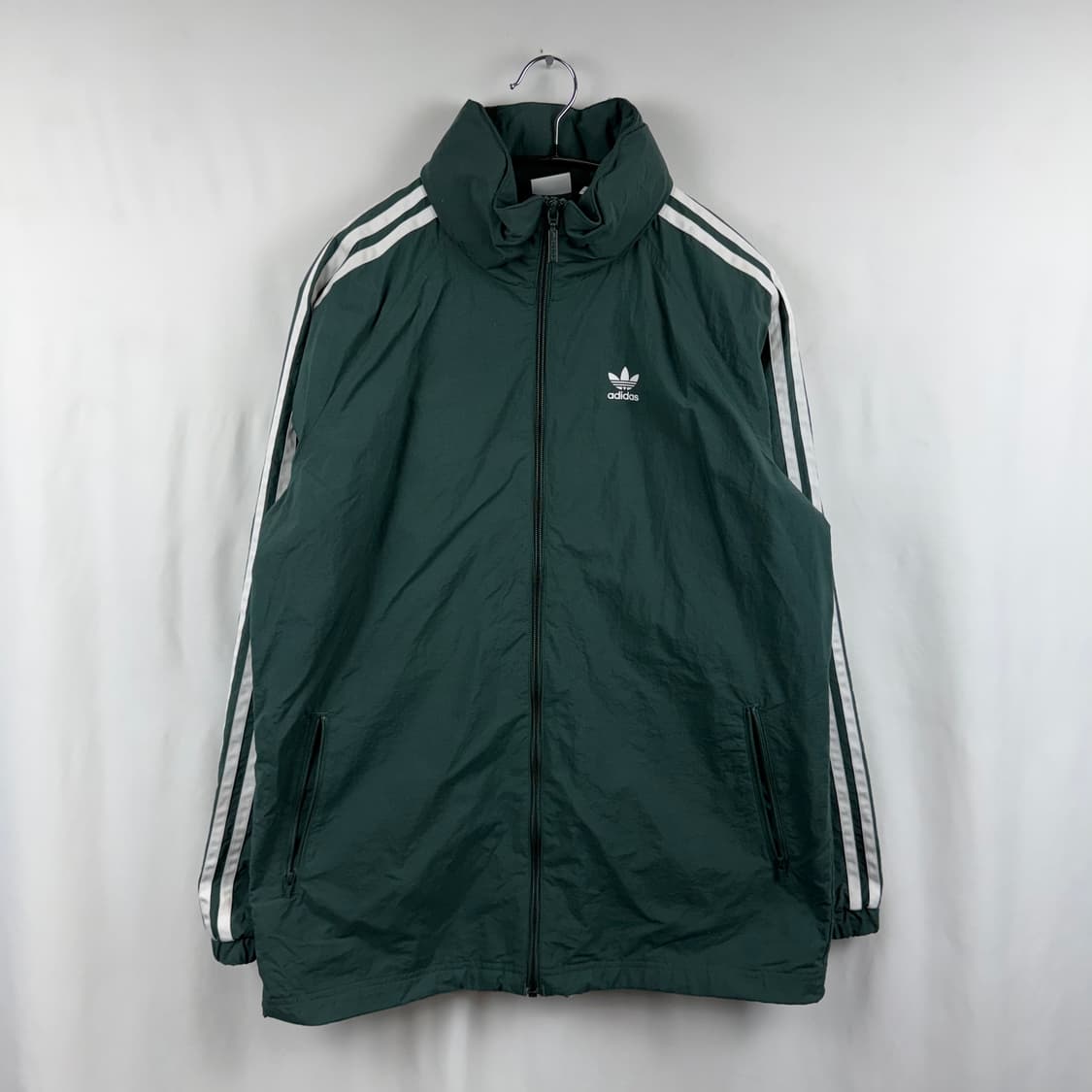 (XS) 아디다스 백로고 스타디움 자켓 그린 상품이미지2