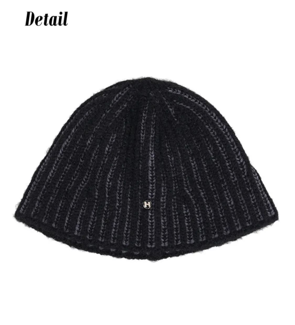 하이스쿨디스코 울 뱃지 니트 버킷햇 상품이미지1