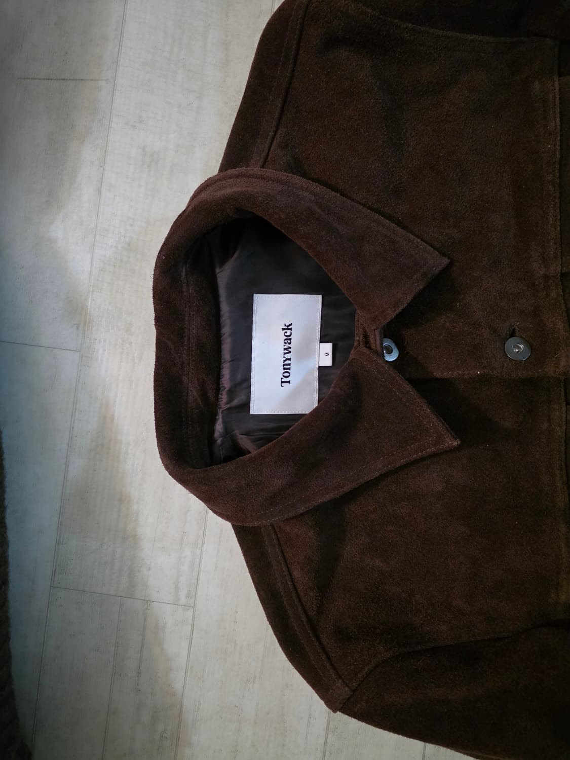 토니웩 카우하이드 스웨이드 자켓 M 상품이미지2